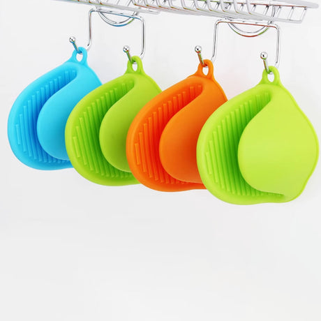 Oven Mitts Heat Resistant, Mini Oven Mitts, Mini Silicone Oven Gloves,Pinch Grips Mitts Potholder for Kitchen Cooking & Baking, 1 Pcs, 3.93x3.35 7.16