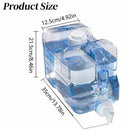 Fridge Water Dispensers Bottle with Leak-proof Spigot and Convenient Handle Plastic Cold Juice Beverage Dispenser Jug for Party Refrigerator Drink Juice Iced Tea, 1.5 Gallon, 1 Pcs, 13.78x4.92x8.46 13.78" x 4.92" x 8.46" Clear