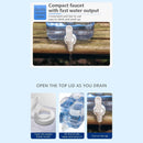 Fridge Water Dispensers Bottle with Leak-proof Spigot and Convenient Handle Plastic Cold Juice Beverage Dispenser Jug for Party Refrigerator Drink Juice Iced Tea, 1.5 Gallon, 1 Pcs, 13.78x4.92x8.46 13.78" x 4.92" x 8.46" Clear
