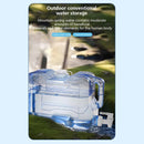 Fridge Water Dispensers Bottle with Leak-proof Spigot and Convenient Handle Plastic Cold Juice Beverage Dispenser Jug for Party Refrigerator Drink Juice Iced Tea, 1.5 Gallon, 1 Pcs, 13.78x4.92x8.46 13.78" x 4.92" x 8.46" Clear