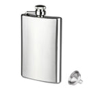 CCMAOLU 10 oz Stainless Steel Flask with Funnel | Leakproof Hip Flask for Liquor,Tequila & Vodka | Best Gift for Father's Day,Brother,Best Man | Ideal for Camping,Hiking,Golf,Sports & Fishing