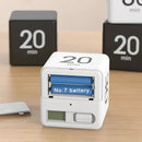 Kitchen Timer - Timer - Cube Timer - Flip Timer - Digital Kitchen Timer - Pomodoro Timer - Time Management - Study Timer - Visual Timer - Kitchen Timer - Countdown - Desk Accessories - Kitchen Timers - Gravity Timer - Red - 1 Piece