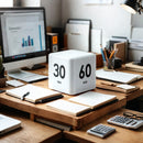Kitchen Timer - Timer - Cube Timer - Flip Timer - Digital Kitchen Timer - Pomodoro Timer - Time Management - Study Timer - Visual Timer - Kitchen Timer - Countdown - Desk Accessories - Kitchen Timers - Gravity Timer - Red - 1 Piece