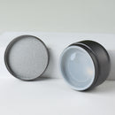 Tea Box - Portable Mini Tea Caddy, Large Tea Storage Container, Small Round Tin Coffee Caddy