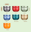 Tea Box - Portable Mini Tea Caddy, Large Tea Storage Container, Small Round Tin Coffee Caddy