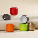 Tea Box - Portable Mini Tea Caddy, Large Tea Storage Container, Small Round Tin Coffee Caddy