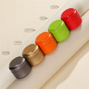 Tea Box - Portable Mini Tea Caddy, Large Tea Storage Container, Small Round Tin Coffee Caddy