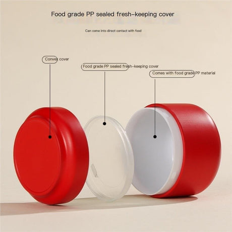 Tea Box - Portable Mini Tea Caddy, Large Tea Storage Container, Small Round Tin Coffee Caddy