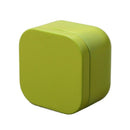 Tea box - Square tin container, tea caddy, metal candy box