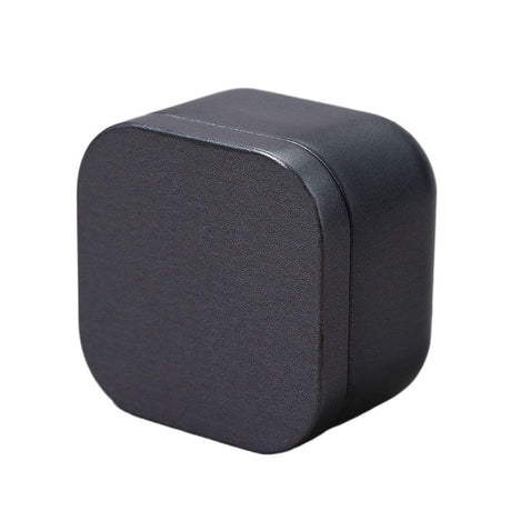 Tea box - Square tin container, tea caddy, metal candy box