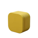 Tea box - Square tin container, tea caddy, metal candy box