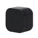 Tea box - Square tin container, tea caddy, metal candy box