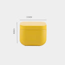 Tea box - Square tin container, tea caddy, metal candy box