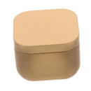 Tea box - Square tin container, tea caddy, metal candy box