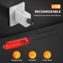 Rear Light Bike - 2 Pack USB Rechargeable Bicycle Tail Lights, Waterproof Safety Warning Lights, Mountain Bike Accessories for Night Cycling