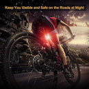 Rear Light Bike - 2 Pack USB Rechargeable Bicycle Tail Lights, Waterproof Safety Warning Lights, Mountain Bike Accessories for Night Cycling