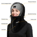 Balaclava - Ski Mask - Neck Warmer - Winter Hat - Fleece Hat - Neck Scarf - Hooded Hat - Balaclava - Windproof Hat - Thermal Hat - Women's Winter Hat - Men's Ski Mask - Warm Hat - Fleece Scarf - Face Mask - Motorcycle Hat - Black - 1 Piece