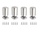 Table legs - bathroom cabinet legs - bathroom furniture legs - desk legs - shoe cabinet legs - wardrobe legs - TV cabinet legs - cabinet legs - wardrobe legs - bookcase legs - dressing table - dining table - footstool - stainless steel - 4 pieces