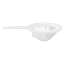 Sieve - Fine sieve - Soy milk sieve - Juicer sieve - Filter - With handle - Kitchen - Ladle - filtering coffee, juice, oil, soy milk - white - 3 pieces