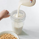 Sieve - Fine sieve - Soy milk sieve - Juicer sieve - Filter - With handle - Kitchen - Ladle - filtering coffee, juice, oil, soy milk - white - 3 pieces