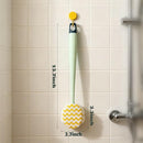 Brush - Bath brush - Shower brush - Scrub brush - Dry brush - Body brush - Long-handled brush - Sponge brush - Bath sponge - Scrubbing brush - Back scrub brush - Double-sided bath brush - Green - 1 piece