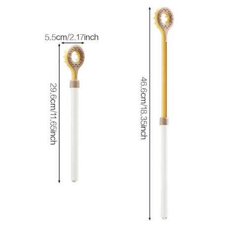 Massager - Back Massager - Telescopic Massager - Portable Massager - For Men, Women, Fathers, Mothers - Women's Gifts - Father's Gifts - Mother's Gift - Festive Gift - Christmas Gift - Yellow - 1 Piece