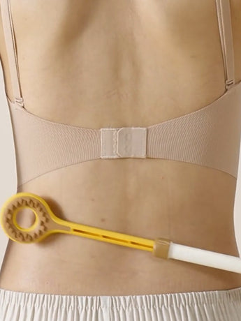 Massager - Back Massager - Telescopic Massager - Portable Massager - For Men, Women, Fathers, Mothers - Women's Gifts - Father's Gifts - Mother's Gift - Festive Gift - Christmas Gift - Yellow - 1 Piece