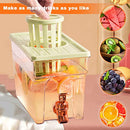 Water carafe - Cold water jug - Cold water dispenser - Teapot - Teapot with filter - Juice dispenser - Drinking jug - Drinking bottle - Water jug - Refrigerator - Drinks dispenser - Ice-cold juice dispenser - With tap - White - 1 piece