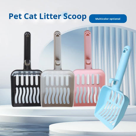 Cat litter scoop - cat food scoop - cat litter scoop - cat food scoop - Litter box - Cats - Cleaning - Black - Gray - Blue - Pink - 4 pieces