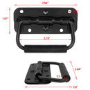 Handle - Tool Box Handle - Cabinet Handle - Tool Handle - Tool Set Handle - Tool Case Handle - Tool Bag Handle - With Grip - Black - Pack of 2