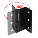 Hinges - Triple hinges - Cabinets - Kitchen cabinet - Wardrobe - Wooden cabinet - Door stopper - Cabinet - Trash can - Wardrobe - Suitcase hand luggage - Suitcase - Iron - Black - 6 pieces