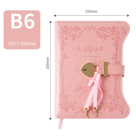 Diary - Journal - diary with lock - password book - Notebook - notebook b6 - diary for adults - books - Retro - Creative - Christmas gifts - Christmas gifts for adults - gift for women - gift for men - 1 piece