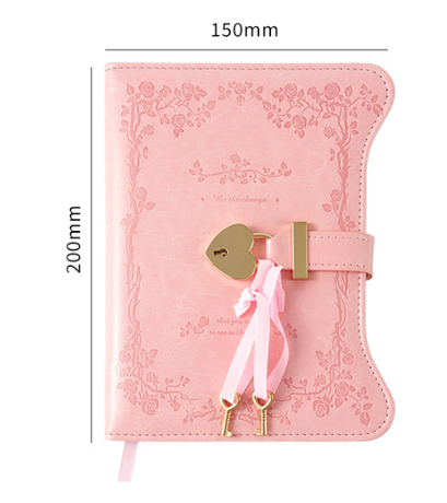 Diary - Journal - diary with lock - password book - Notebook - notebook b6 - diary for adults - books - Retro - Creative - Christmas gifts - Christmas gifts for adults - gift for women - gift for men - 1 piece
