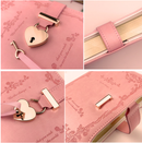 Diary - Journal - diary with lock - password book - Notebook - notebook b6 - diary for adults - books - Retro - Creative - Christmas gifts - Christmas gifts for adults - gift for women - gift for men - 1 piece