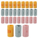 Clothes Pegs - Hanger Clips - Clips - Windproof Pegs - Clothesline Pegs - Trouser Hanger Clips - Clothespins - Velvet Hanger Clips - Laundry Clips - Non-Slip Clothes Clips - Needleless - Pink - Blue - Yellow - 30 pieces
