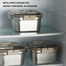 Induction Saucepan - Mini Deep Fryer - Milk Pan - Square Cooking Pot - Stainless Steel - With Frying Basket - Steaming Rack - Tongs - Glass Lid - Wooden Handle - Ramen Pan - Soup Pot - Camping Pan - 4 in 1 - Kitchen Utensils - Compact - Silver - White - 1