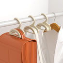 Bag Hanger - Wardrobe Organizer - Handbag Hanger - Clothes Hangers - Bag Storage - Coat Rack - Wardrobe Accessories - Shoulder Bag Holder - Bag Rack - Handbag Organizer - White - 5 pieces
