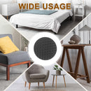 Floor protectors - Felt pads - Anti-slip - Chair caps - Chair leg protectors - Furniture felt - Rubber feet - Furniture glides - Felt pads for chairs - Self-adhesive felt pads - Black - 72 pieces