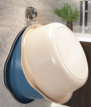 Bathroom Hooks - Towel Hook - Bathroom Accessories - Suction Cup Hooks - Sponge Holder - Kitchen Accessories - Hanging Hooks - Bathroom Organizer - Wall Hook - No Drilling - White - 1 Piece