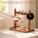 Key holder - Wooden organizer - Key rack - Jewelry holder - Desk organizer - Key tray - Storage tray - Necklace holder - Hall organizer - Home accessories - Jewelry rack - Storage - Display - 1 piece