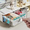 Make-up organizer - Desk organizer - Bathroom organizer - Cosmetics organizer - Office supplies - Chest of drawers - Brush holder - Pen tray - Bathroom accessories - Storage system - Storage box - White - 1 piece