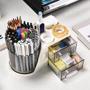 Desk organizer - Make up organizer - Pen tray - Bathroom organizer - Brush holder - Drawer cabinet - Office supplies - Cosmetics organizer - Desk organizer - Desk accessories - Storage box with drawers - Bathroom accessories - White - 1 piece