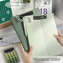 Clipboard A4 - Writing Folder - Foldable Clipboard - Desk Accessories - Morandi Colors - Office Supplies - Document Folder - A4 Folder - Pastel Colors - Writing Pad Holder - Briefcase - Nursing - Administration - Warehouse - Sturdy Plastic - 6 pieces