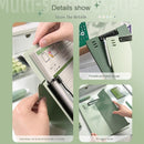 Clipboard A4 - Writing Folder - Foldable Clipboard - Desk Accessories - Morandi Colors - Office Supplies - Document Folder - A4 Folder - Pastel Colors - Writing Pad Holder - Briefcase - Nursing - Administration - Warehouse - Sturdy Plastic - 6 pieces