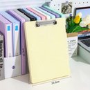 Clipboard A4 - Writing Folder - Foldable Clipboard - Office Accessories - Office Supplies - Nursing - Warehouse - Document Folder - Work Folder - Hospitality - Sturdy Plastic - Privacy Protection - Professional Use - Black - 1 piece