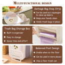 Hanging Waste Bin - Foldable Waste Bin - Kitchen Accessories - Organic Waste Bin - Countertop Waste Bin - Cabinet Door Waste Bin - Waste Separation - Camping - Caravan - Kitchen Aid - Space Saving - Trash Can - Waste Basket - Beige - 10L - 1 Piece