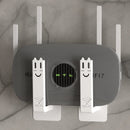Router Mount Wall - Modem Bracket Without Drilling - WiFi Booster Mounting - Universal Wall Mount - Cable Management - TV Furniture Organizer - Self-Adhesive Mounting System - Electronics Accessories - Media Box Storage - White - 2 Pieces