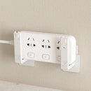 Router Mount Wall - Modem Bracket Without Drilling - WiFi Booster Mounting - Universal Wall Mount - Cable Management - TV Furniture Organizer - Self-Adhesive Mounting System - Electronics Accessories - Media Box Storage - White - 2 Pieces