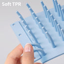 Dog Paw Cleaner - Paw Cleaner - Dog Paw Cleaner - Dog Accessories - Foot Cleaner - Coat Care - Dog Brush - Against Muddy Paws - Animal Supplies - Dog Wash - Portable - Soft Silicone - Blue - 1 Piece