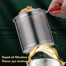 Deep Fryer - Mini Deep Fryer - Stainless Steel Oil Pan - Tempura Pan - Cooking Pan with Frying Basket - French Frying Pan - Induction and Gas - Frying Pan - Deep Fryer with Lid - Kitchen Accessories - Frying Set - Pans - Oil Filter - Sauté Pan - Silver -
